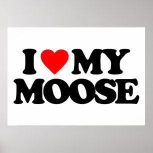 POSTER J'AIME MA MOOSE