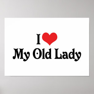 Poster J'Aime Ma Vielle Dame