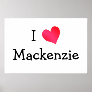 Poster J'aime Mackenzie
