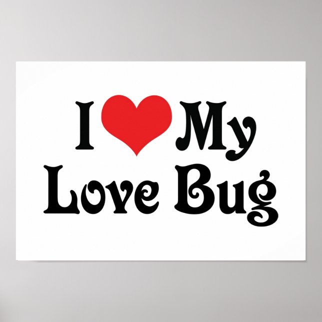 Poster J'Aime Mon Bogue D'Amour (Devant)