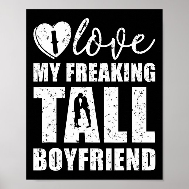 Poster J'Aime Mon Gros Petit Ami Fier Valentine (Devant)