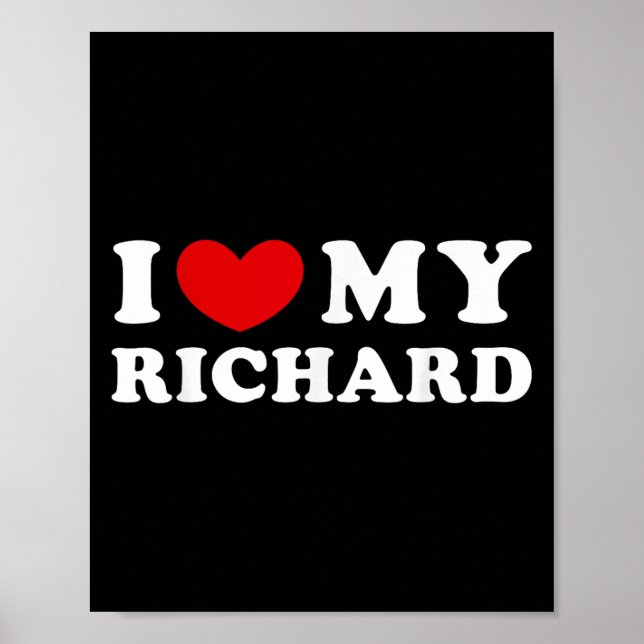 Poster J'Aime Mon Richard, J'Aime Mon Richard (Devant)