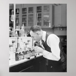 Poster J'aime mon travail : 1920