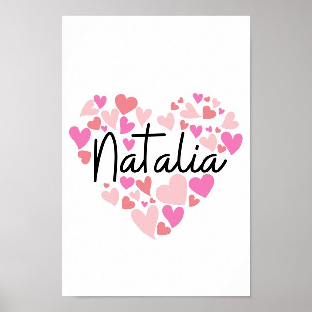 Poster J'aime Natalia (Devant)