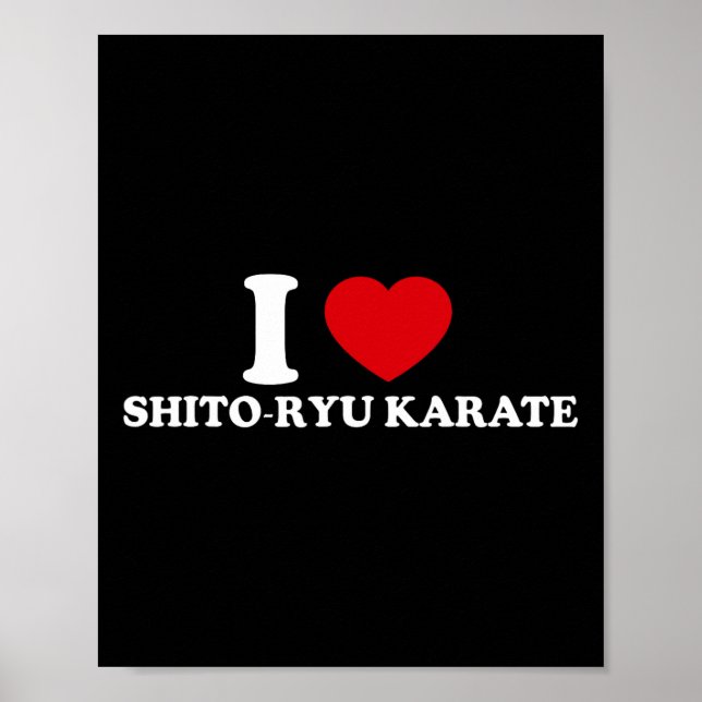 Poster J'aime O-ryu Karate  (Devant)