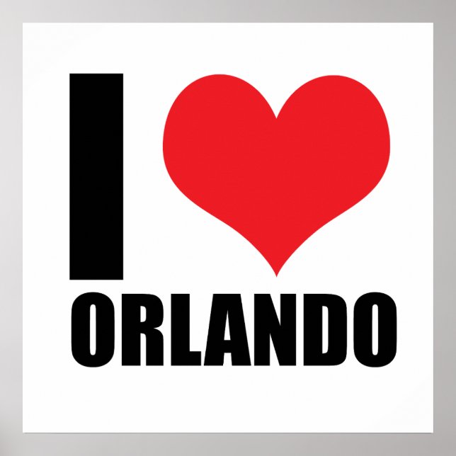 Poster J'aime Orlando (Devant)
