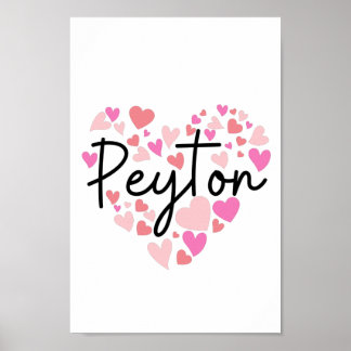 Poster J'aime Peyton