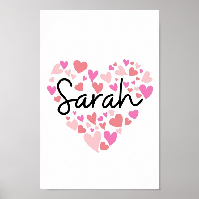 Poster J'aime Sarah (Devant)