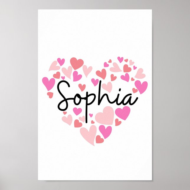 Poster J'aime Sophia (Devant)