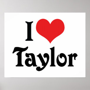 Poster J'aime Taylor