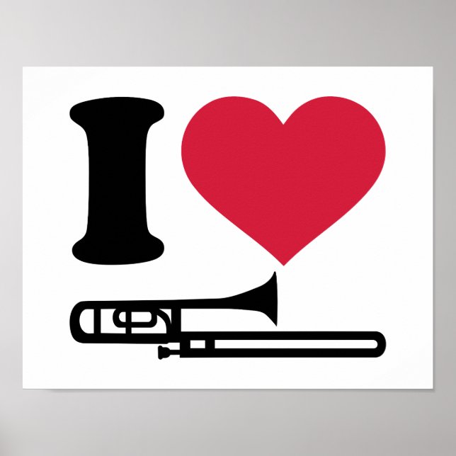 Poster J'aime Trombone (Devant)