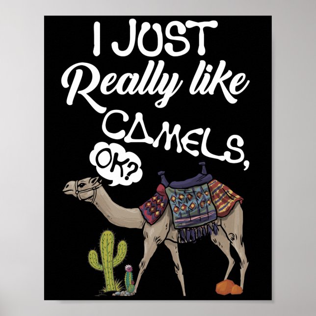 Poster J'Aime Vraiment Les Camels OK Camel (Devant)