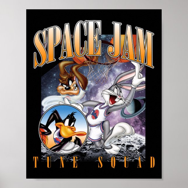 Poster Jam Tune Squad Vintage (Devant)