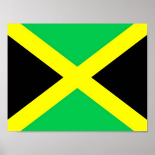 Poster Jamaica - Flag -