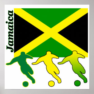 Poster jamaïcain de football