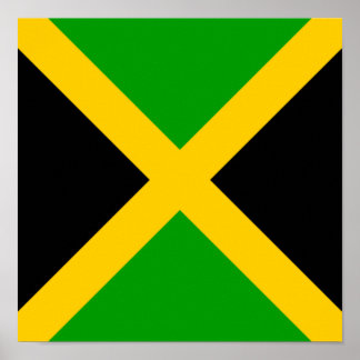 Poster Jamaïque Drapeau Jamaïque Pays d'origine ethnique
