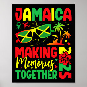 Poster Jamaïque Réunion familiale 2025 Faire des souvenir