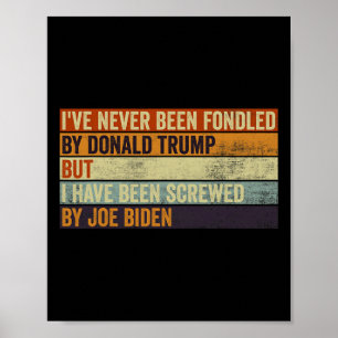 Poster Jamais Été Fondé Par Donald Trump Mais Joe Biden 1