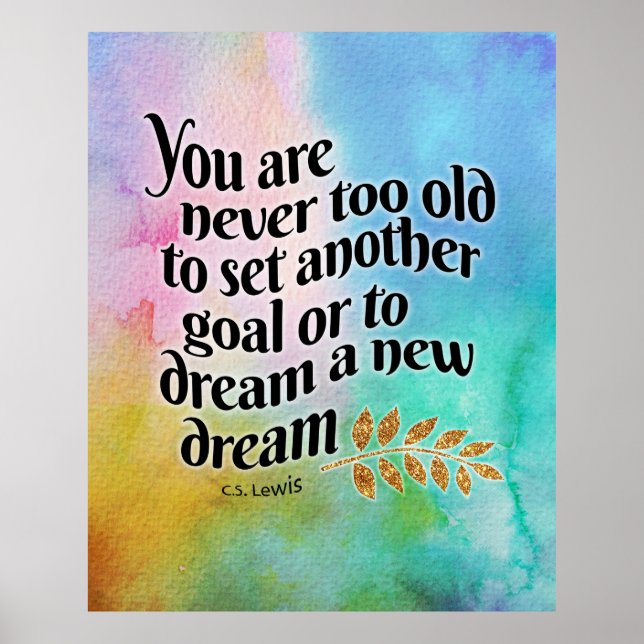 Poster Jamais trop vieux pour rêver (Devant)