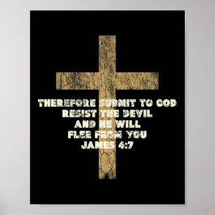 Poster James 47 Soumettez À Dieu Résister À La Bible Du D