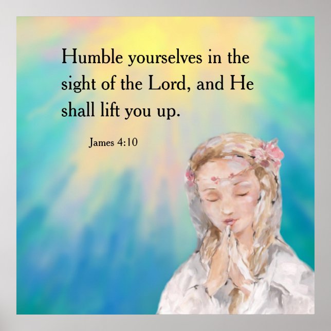 Poster James 4:10 (Devant)