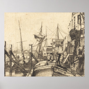 Poster James Abbott McNeill Whistler - Limehouse