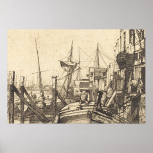 Poster James Abbott McNeill Whistler - Limehouse