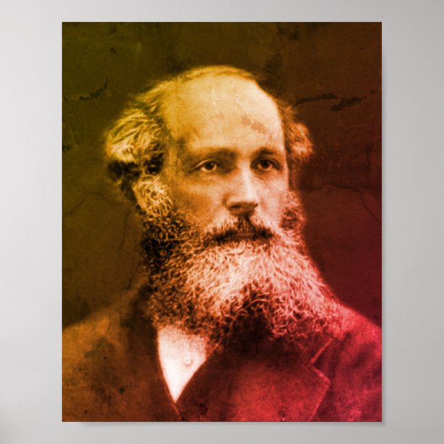 Poster James Clerk Maxwell (Devant)