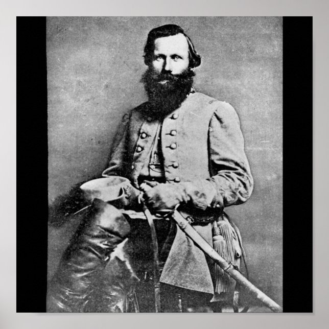 Poster James Ewell Brown Stuart vers 1833-1864 (Devant)