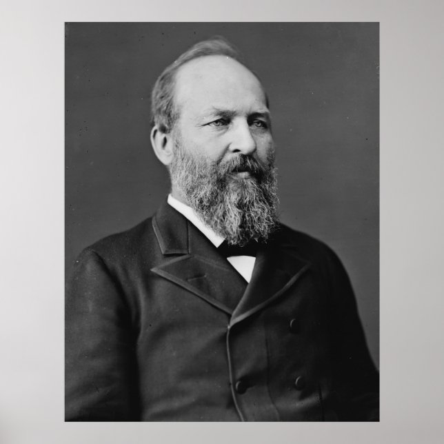 Poster James Garfield 20e Président (Devant)