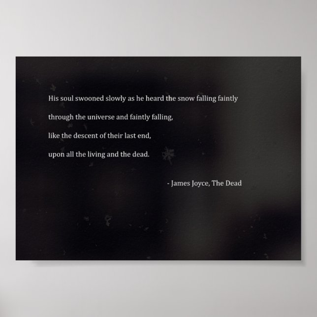 Poster James Joyce (Devant)