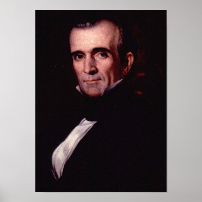Poster James K. Polk 11e président des États-Unis (Devant)