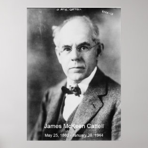 Poster James McKeen Cattell Canvas Image