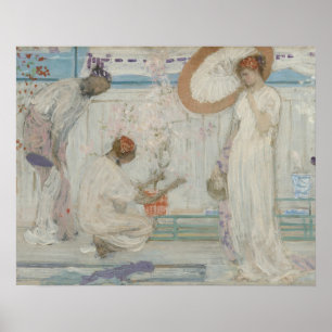 Poster James McNeill Whistler - La Symphonie Blanche