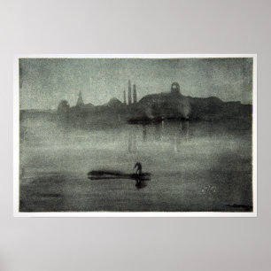 Poster James McNeill Whistler Nocturne