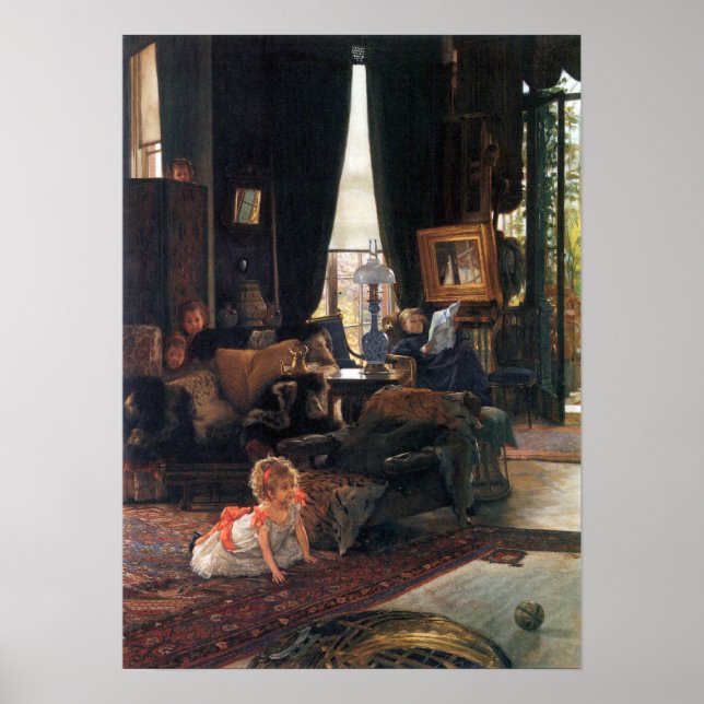 Poster James Tissot - Caché-cache (Devant)