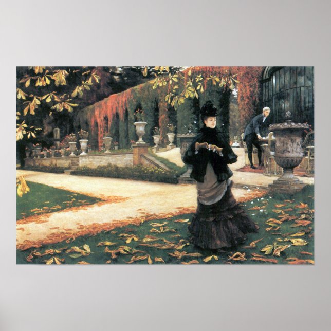 Poster James Tissot - La lettre était utile (Devant)