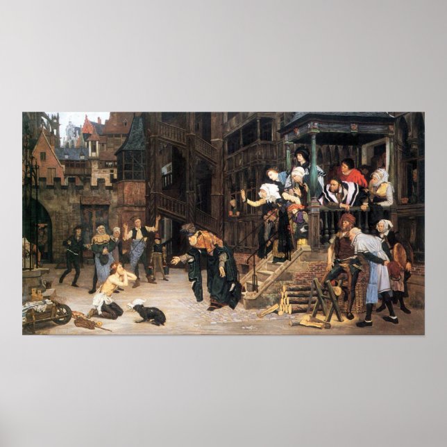 Poster James Tissot - Le retour du fils prodigue (Devant)