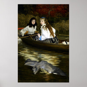 Poster James Tissot Sur La Tamise, Un Héron