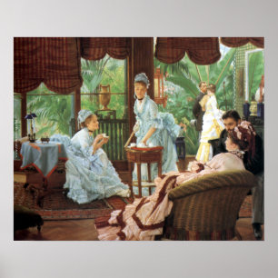Poster James Tissot Victorian Tea Party