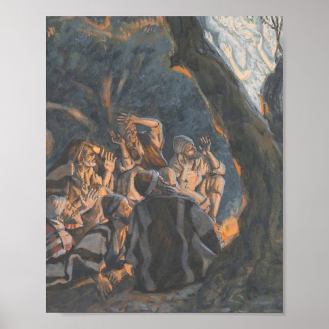 Poster James Tissot's - L'Ange Et Les Bergers (Devant)