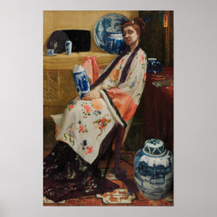 Poster James Whistler - Le Lange Leizen des Six Marks