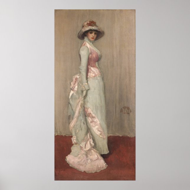 Poster James Whistler - Portrait de Lady Meux (Devant)