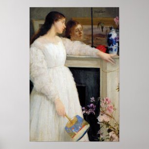 Poster James Whistler - Symphonie en blanc no 2