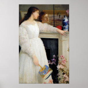 Poster James Whistler - Symphonie en blanc no 2