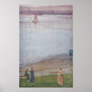 Poster James Whistler - Variations en violet et vert