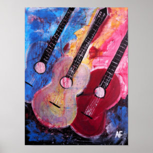 Poster Jamming be Goode Peinture par Alfred Fox