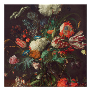 Poster Jan Davidsz De Heem - vase Of Flowers
