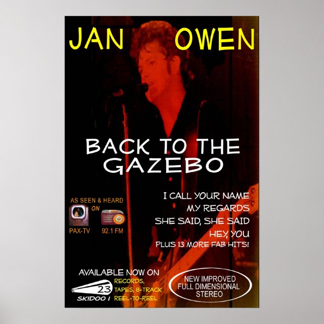 Poster Jan Owen - Comme on le voit à la télévision (Devant)