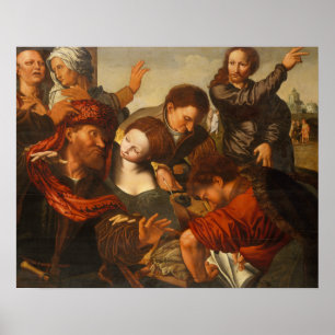 Poster Jan Sanders van Hemessen - L'appel de Matthew
